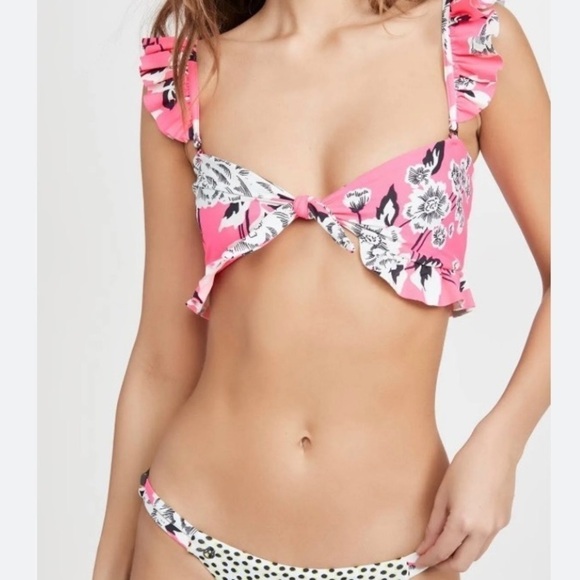 Maaji Floral multi wear bandeau bikini top NWT - Picture 5 of 12